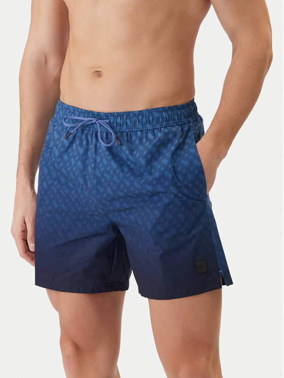 BOSS Szorty kąpielowe Vale 50534343 Niebieski Regular Fit