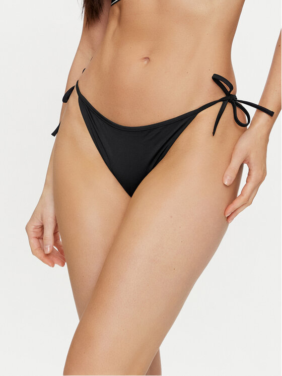Calvin Klein Swimwear Dół od bikini KW0KW02431 Czarny