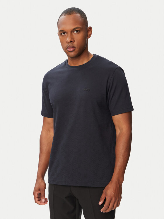 BOSS T-Shirt TS_GOC Swing AO 50566856 Granatowy Regular Fit