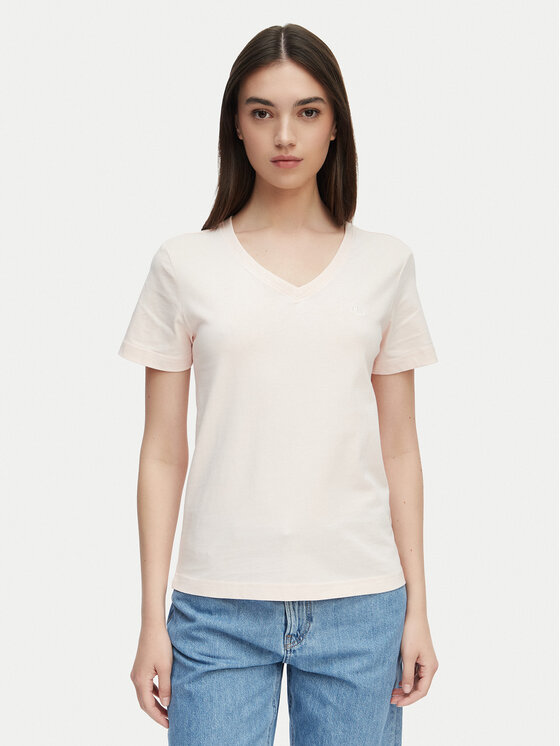 Calvin Klein Jeans T-Shirt Archive LV047B205G Różowy jasny Regular Fit