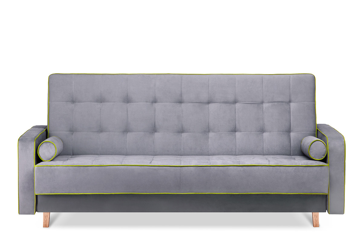 Kolorowa sofa 3 osobowa z funkcją spania DOZER