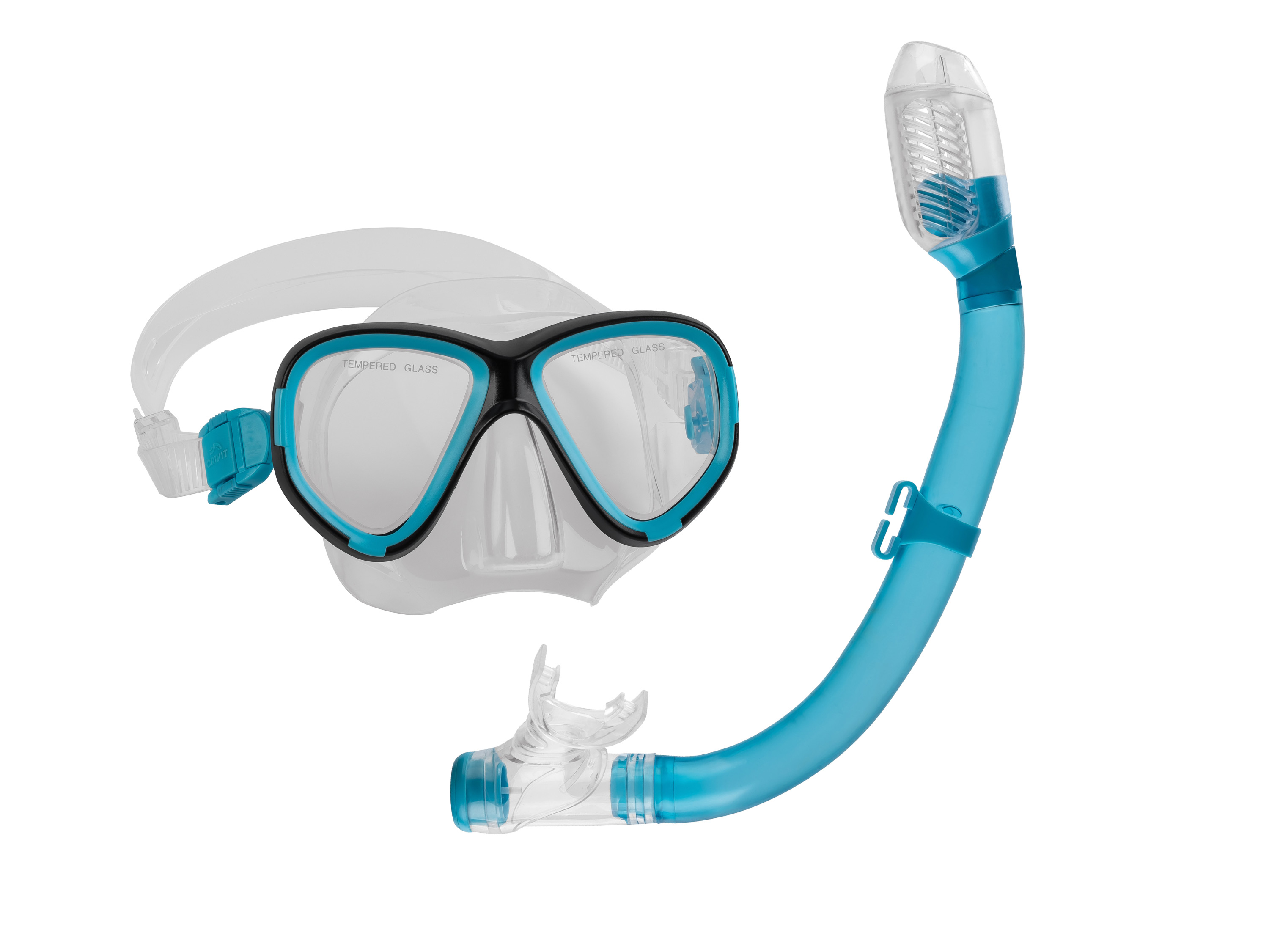 CRIVIT Zestaw do snorkelingu dla dzieci (Niebieski) miniaturka