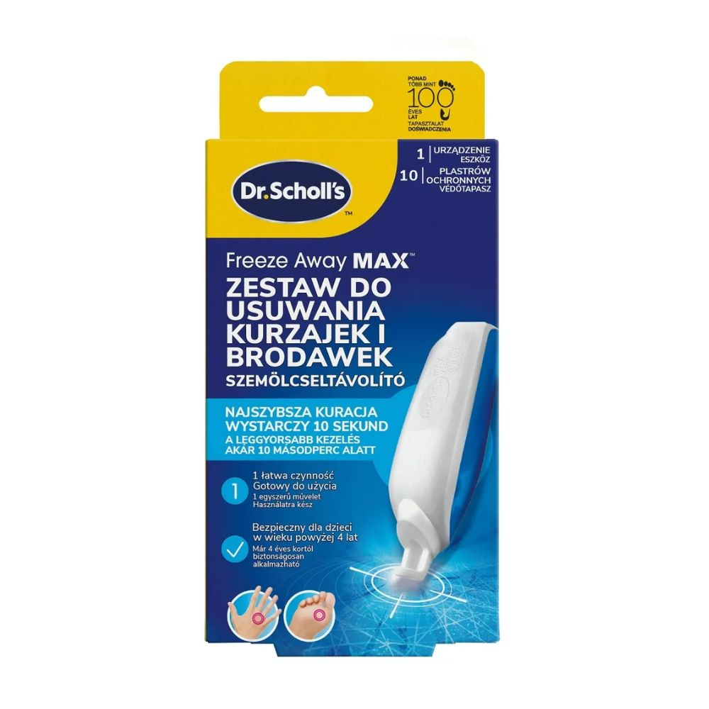 Scholl Freeze Away Max Zestaw do usuwania kurzajek i brodawek 35 ml