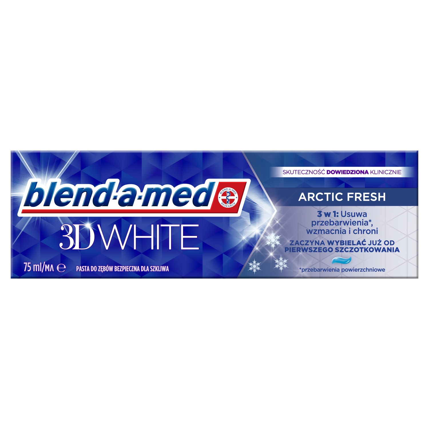 Blend-a-med 3D White Arctic Fresh Pasta do zębów 75ml miniaturka