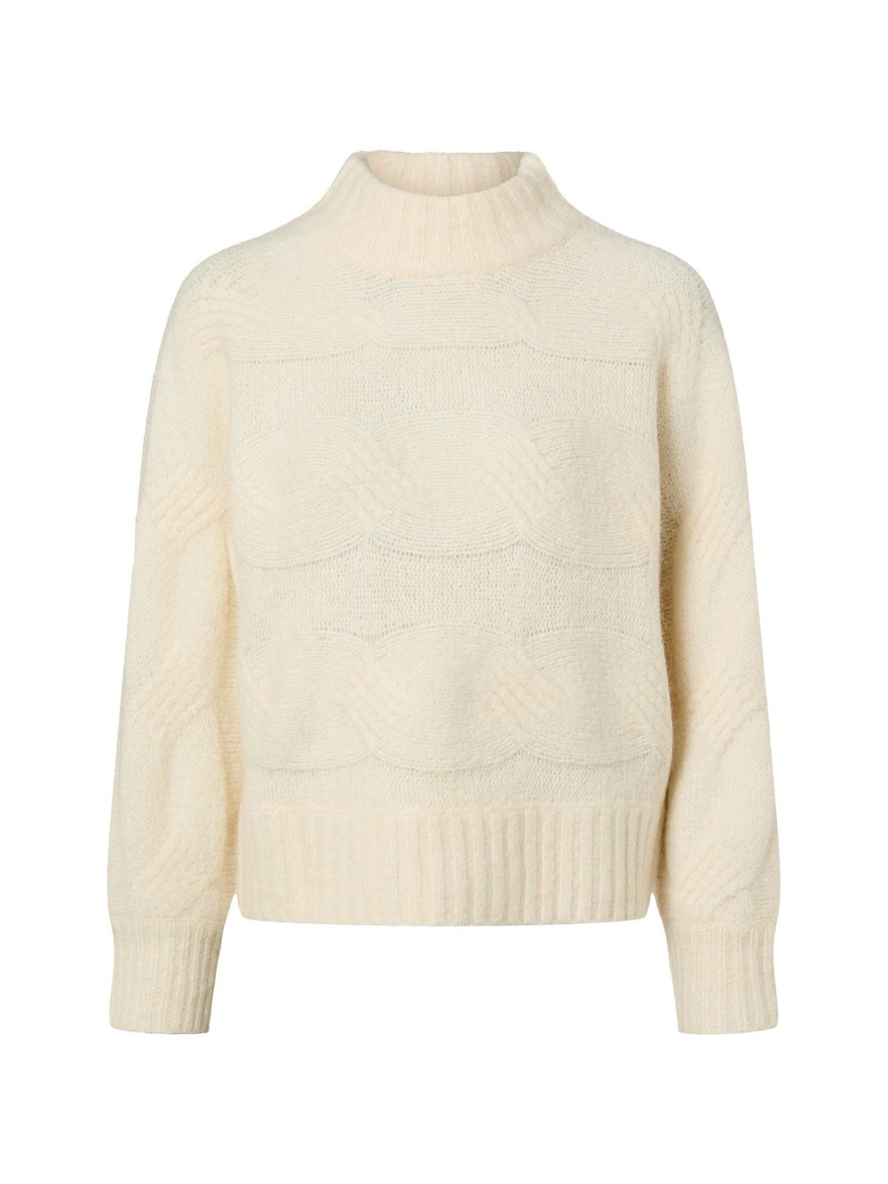 Opus Damski sweter z dzianiny z wełną i alpaką - Portree Kobiety beżowy, 36