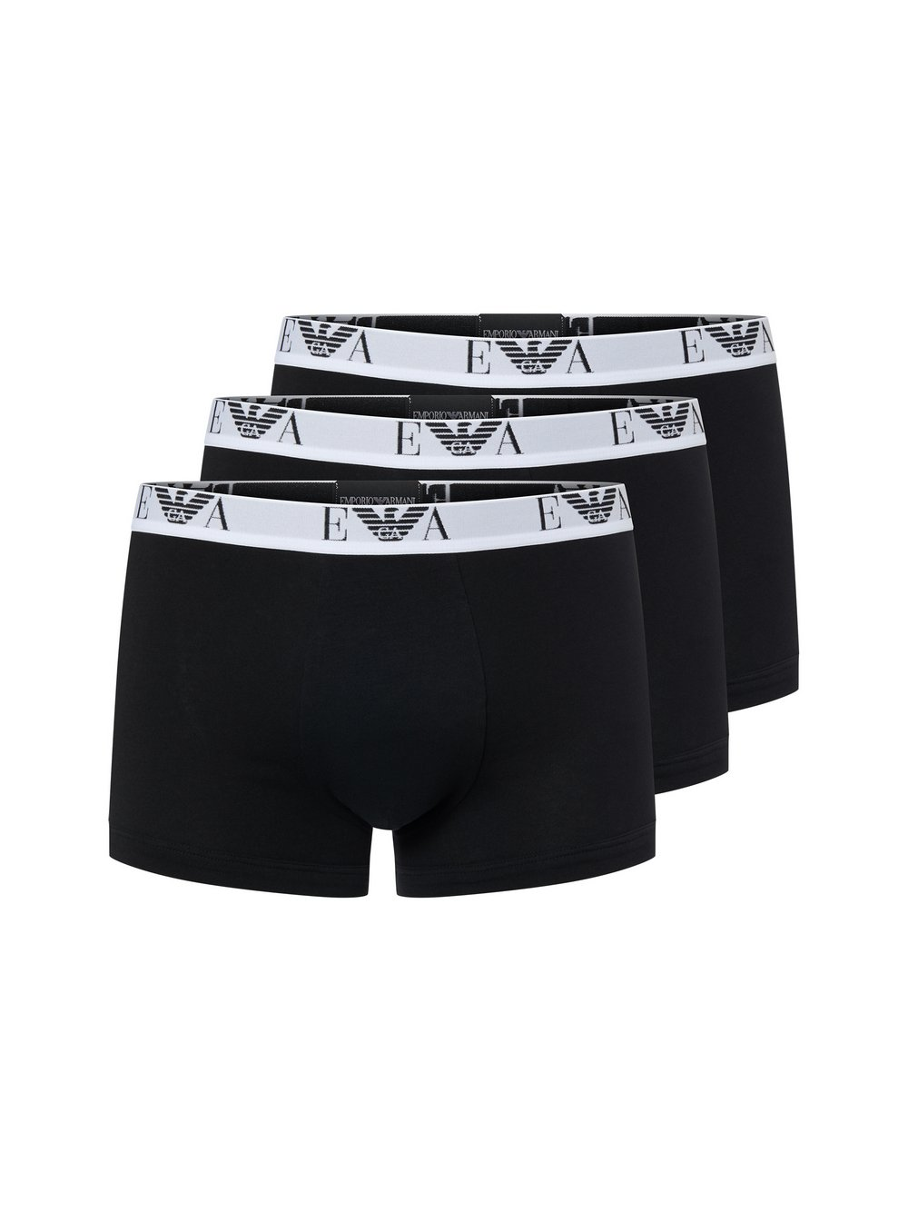 Emporio Armani Bokserki w 3-paku Mężczyźni Bawełna czarny, L
