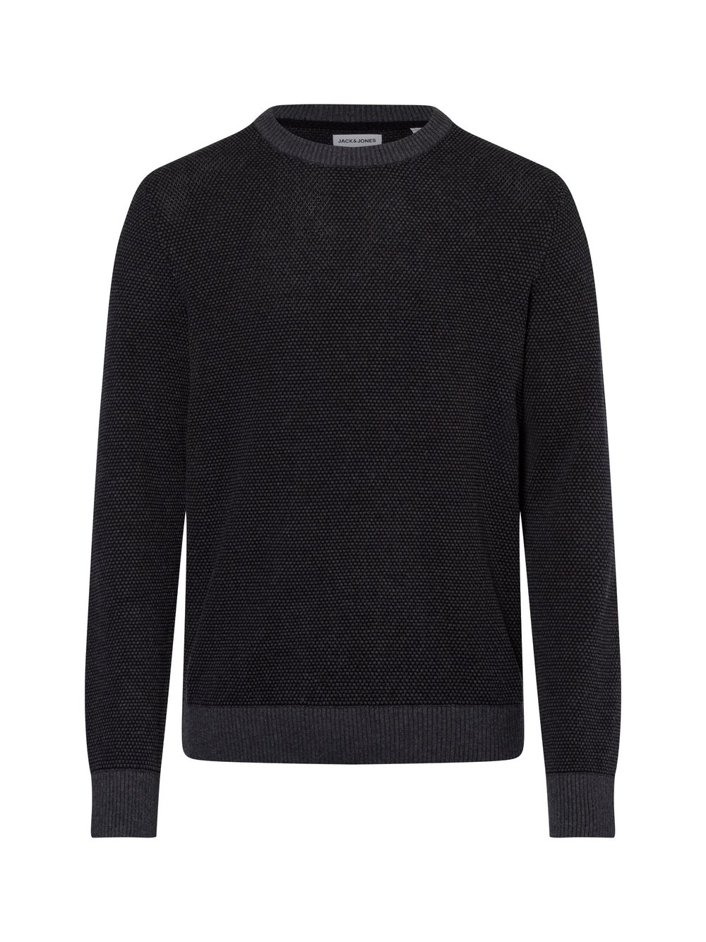 Jack & Jones Męski sweter z dzianiny - JJEGlobe Mężczyźni Bawełna szary, XL