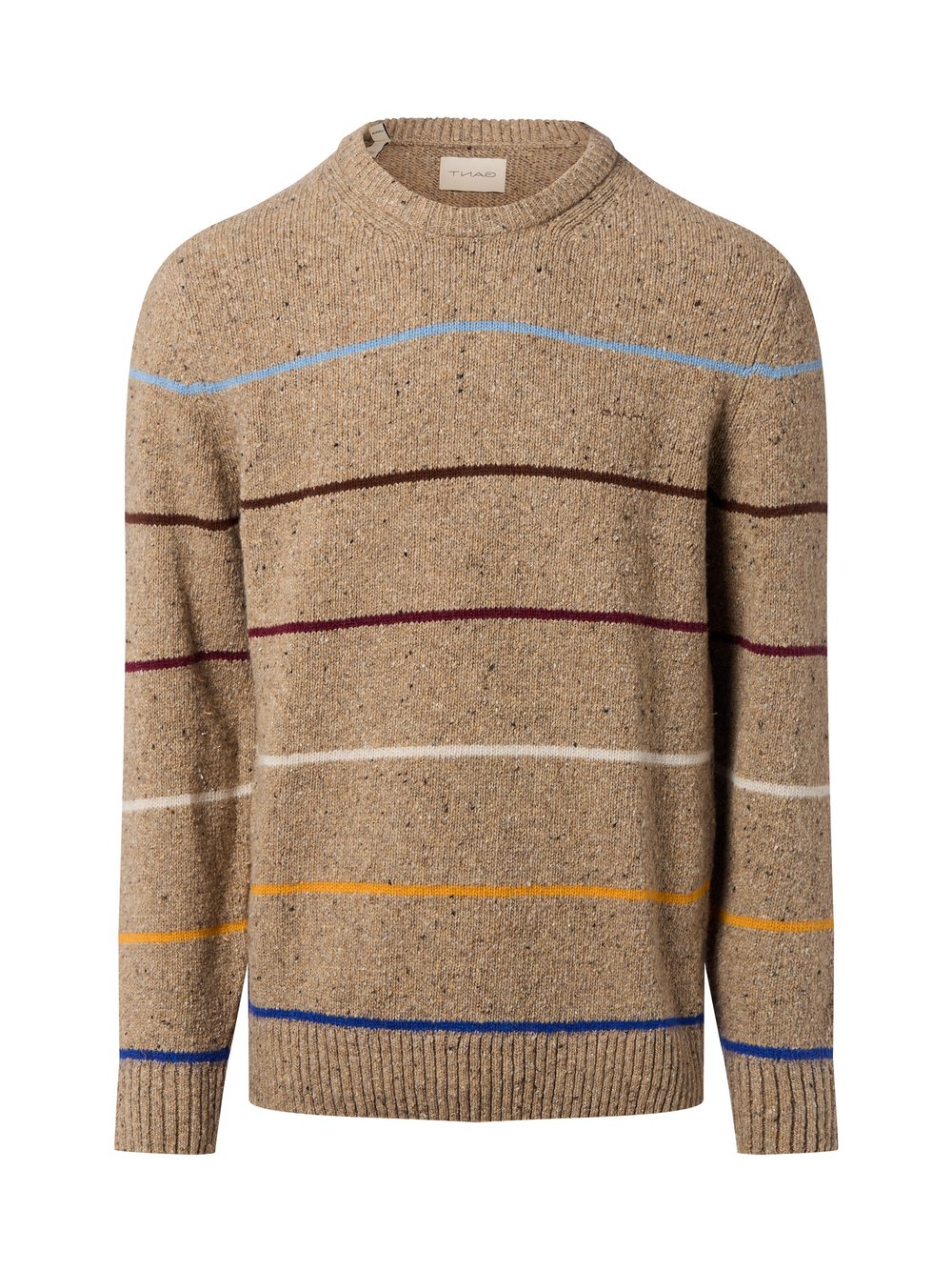 Gant Męski sweter z dzianiny Mężczyźni beżowy|wielokolorowy, L