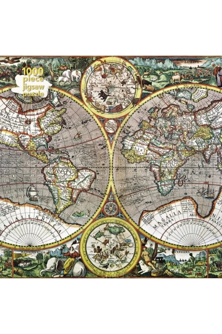 Puzzle 1000 el. Antyczna mapa Świata