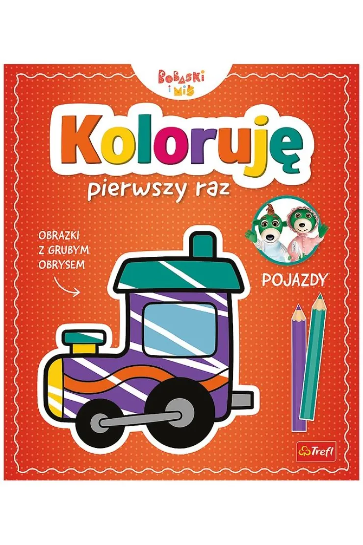 Bobaski i Miś Koloruję pierwszy raz - Pojazdy