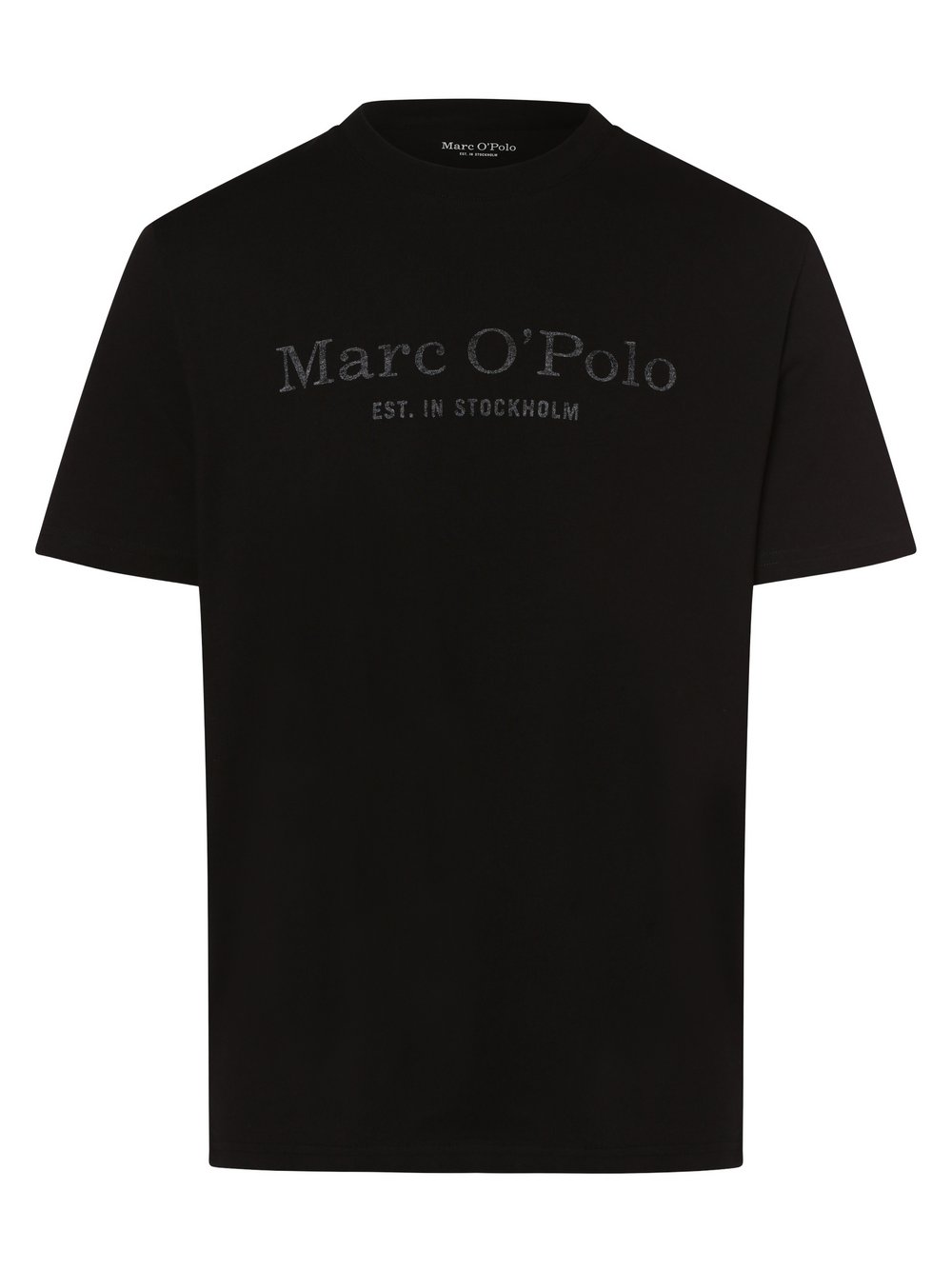 Marc O'Polo T-shirt męski Mężczyźni Bawełna czarny, M