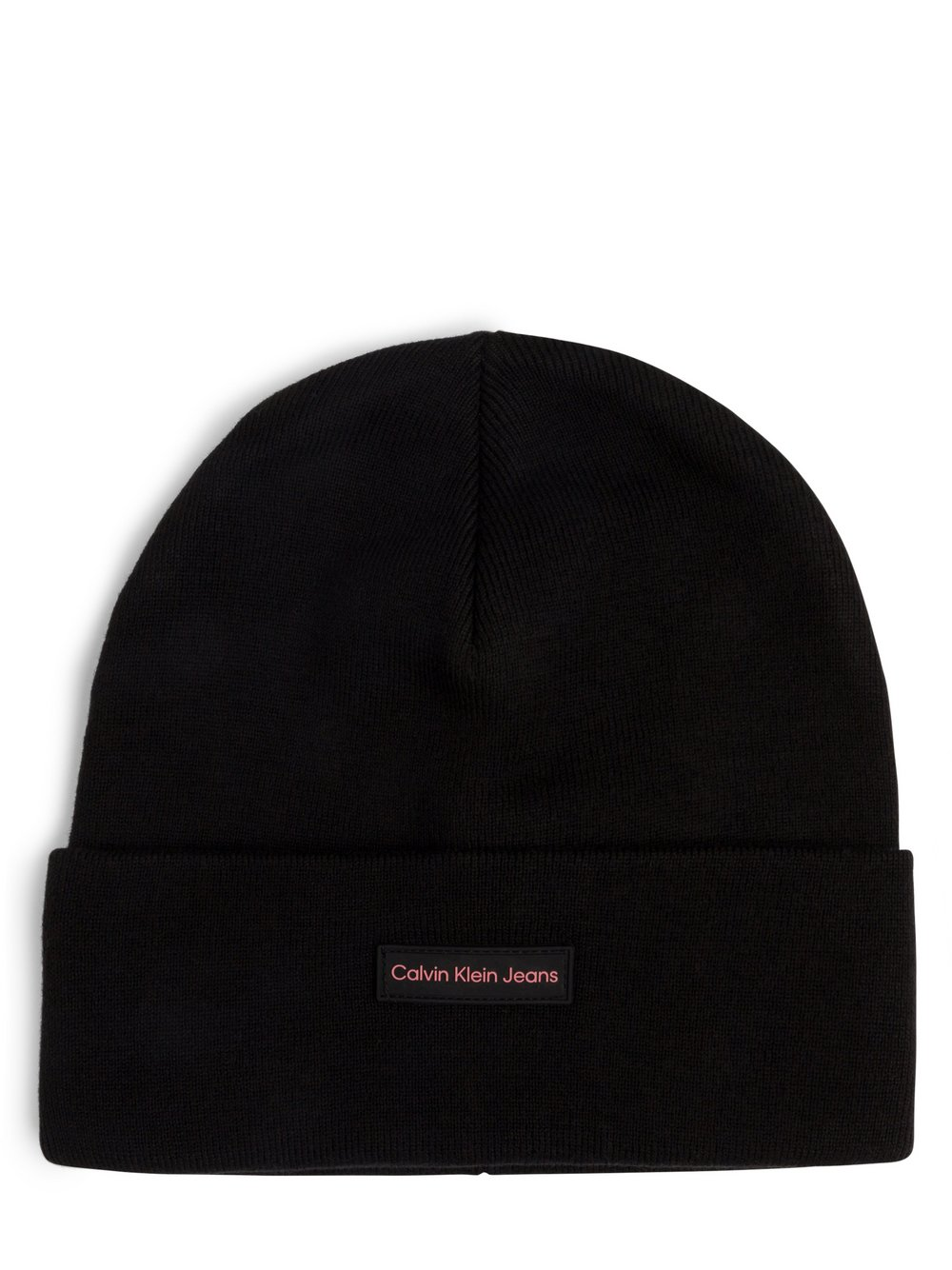 Calvin Klein Jeans Czapka damska Kobiety Bawełna czarny, ONE SIZE