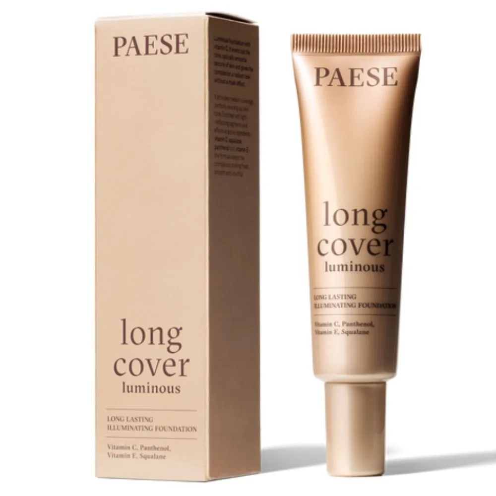 Paese Long Cover Luminous 01 Light Beige podkład rozświetlający 30 ml