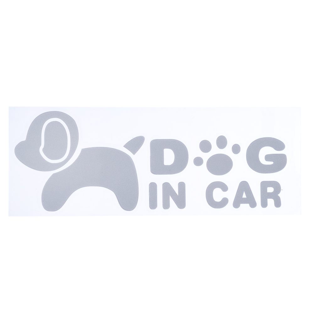 TIAKI naklejka samochodowa "Dog in car" - Szer. x wys.: 20 x 7,5 cm miniaturka