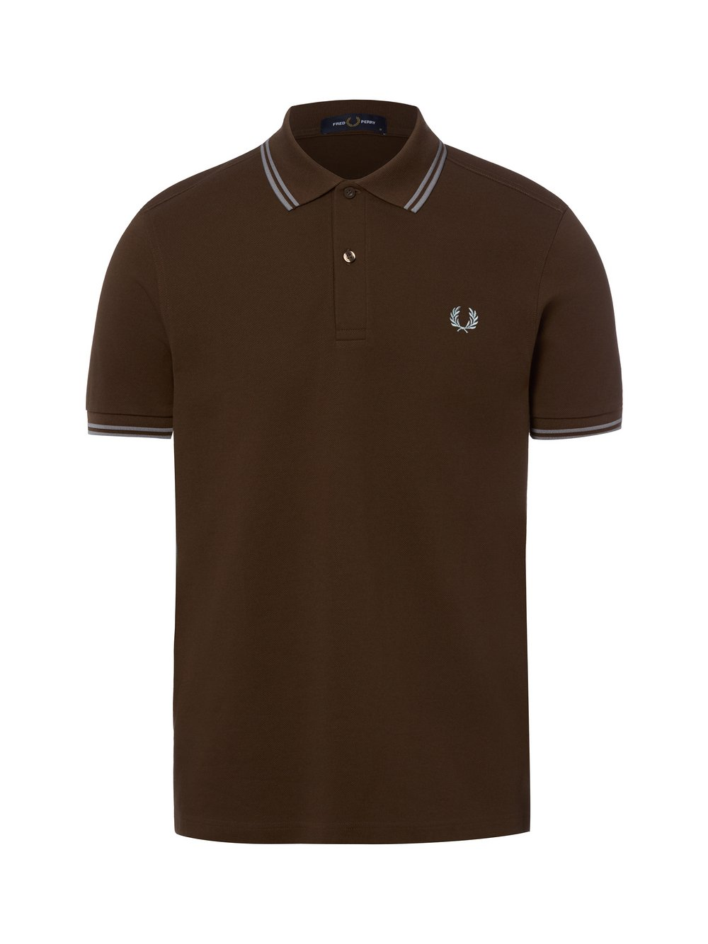 Fred Perry Męska koszulka polo Mężczyźni Bawełna brązowy, XL