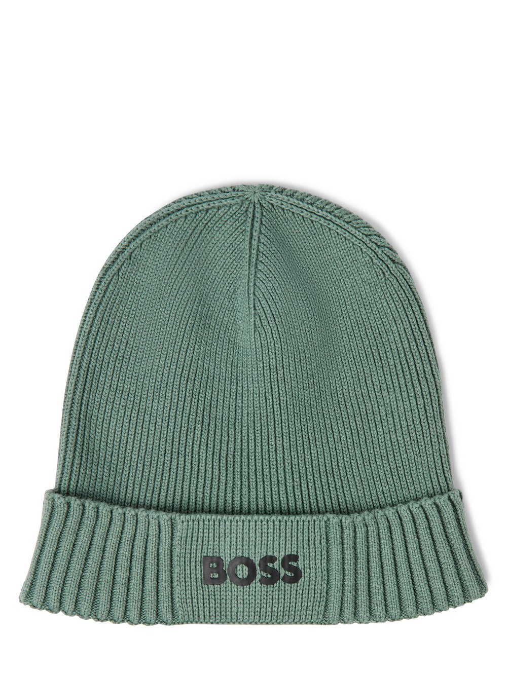 BOSS Green Czapka męska Mężczyźni Bawełna zielony, ONE SIZE