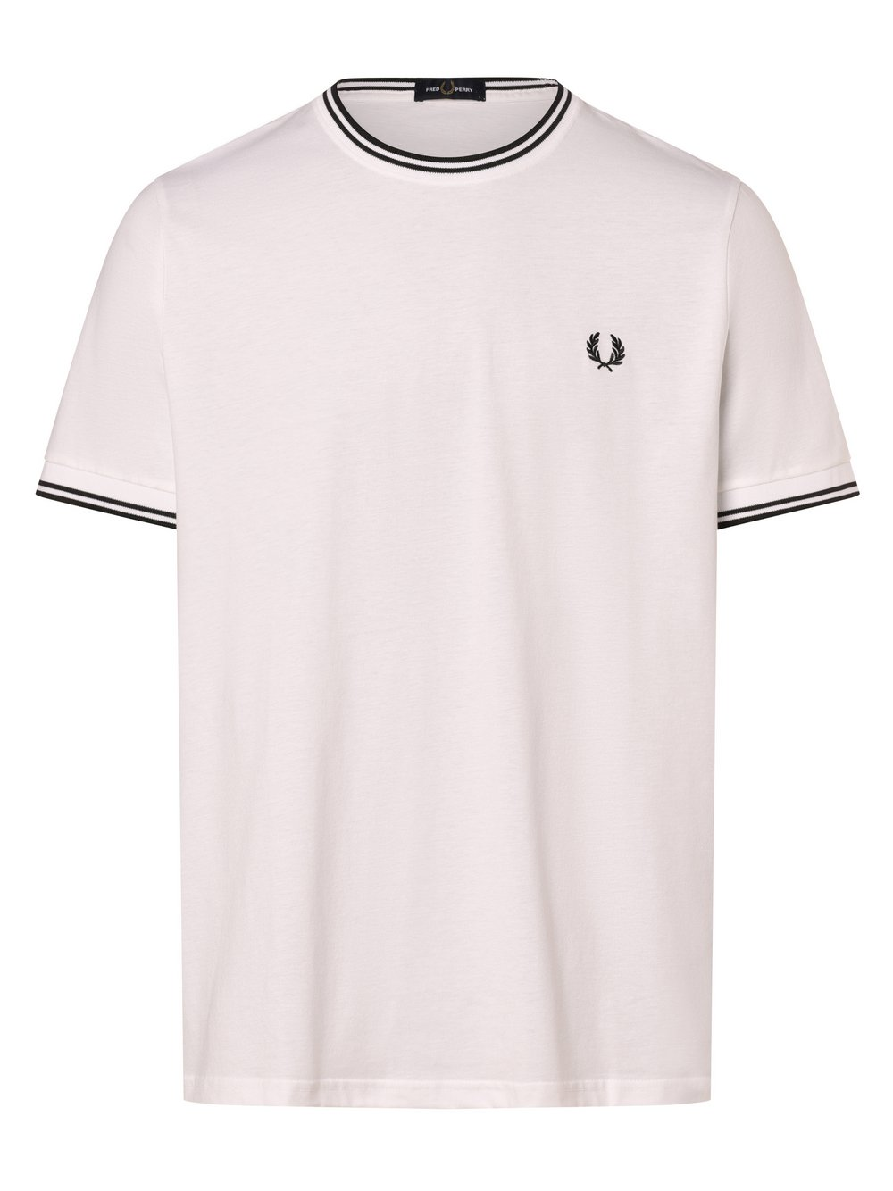 Fred Perry T-shirt męski Mężczyźni Bawełna biały, XL
