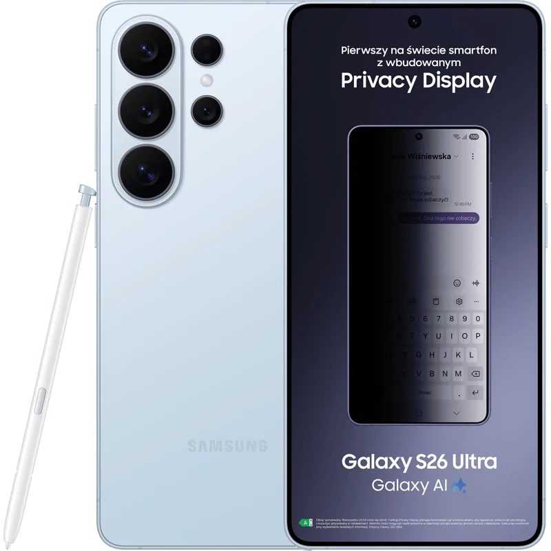 Samsung Galaxy S26 Ultra 5G 12/512 GB Niebieski