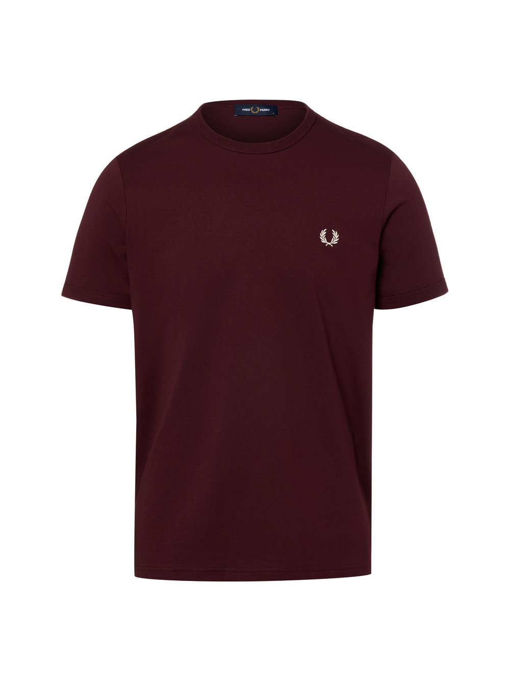 Fred Perry T-shirt męski Mężczyźni Bawełna czerwony, XXL