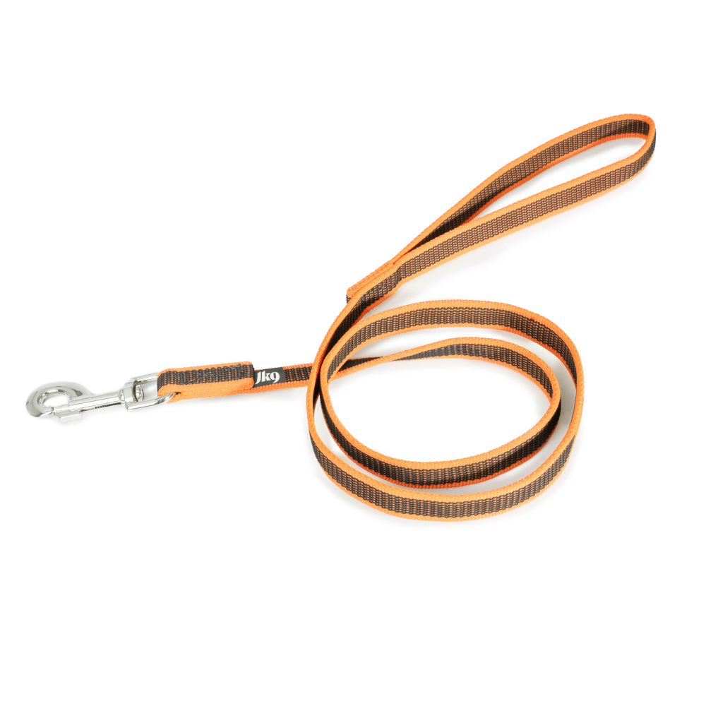 Julius-K9 Color & Gray Super-Grip smycz z pętlą - Dł. 120 cm, szer. 20 mm