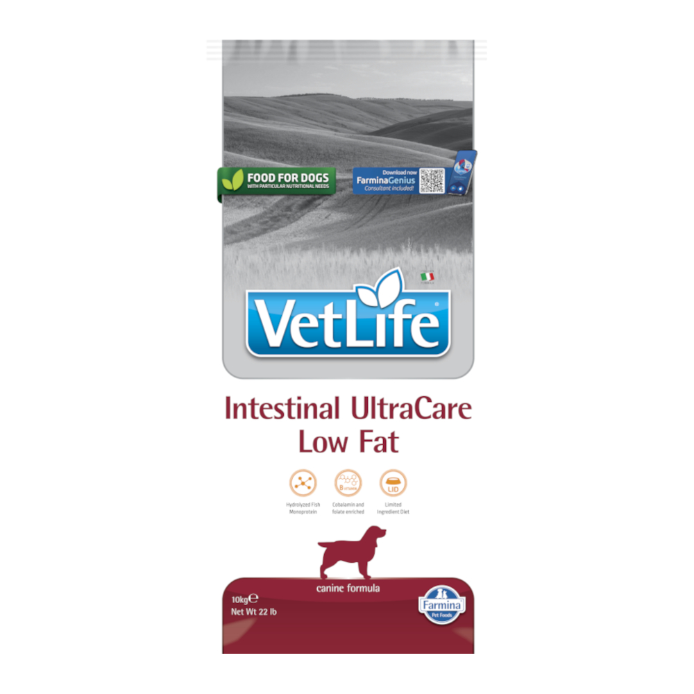 Farmina Vet Life Dog Intestinal UltraCare Low Fat - 2 x 10 kg