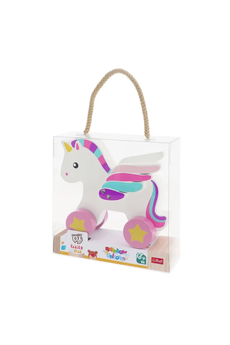Zabawka drewniana - Rainbow Unicorn TREFL