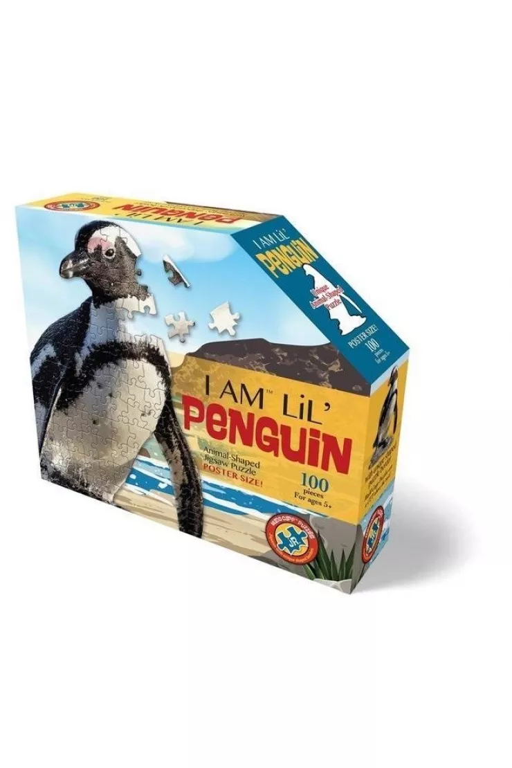 Puzzle konturowe 100 el. I am Lil - Pingwin
