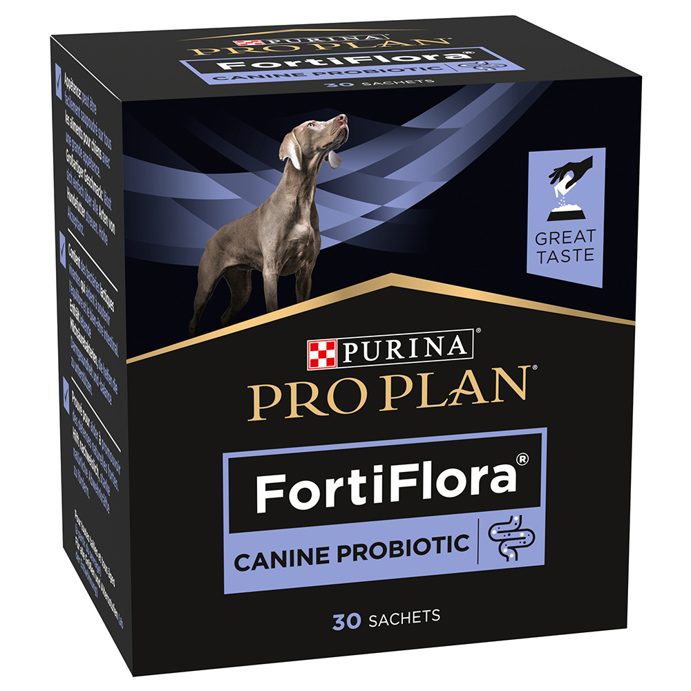 2 x 30 g PURINA PRO PLAN Fortiflora Canine Probiotic, suplement dla psa w super cenie! - Karma uzupełniająca, 2 x 30 g