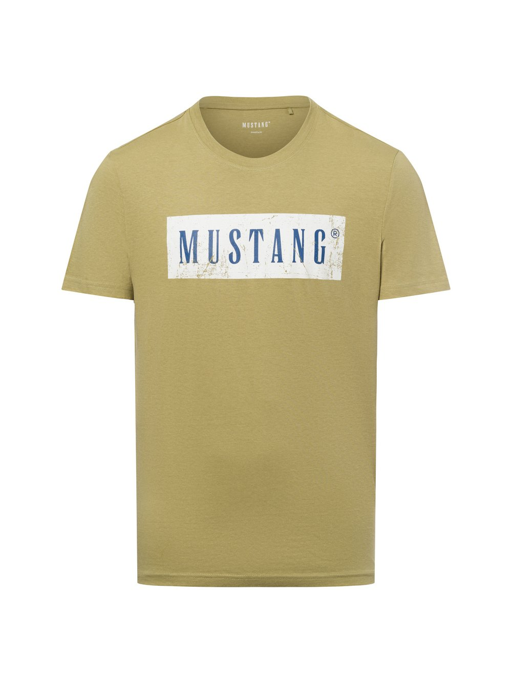 Mustang Koszulka męska - Austin Mężczyźni Bawełna zielony, L