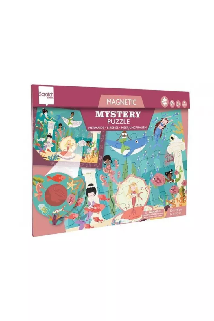 Puzzle magnetyczne i gra 2w1 Syrenki