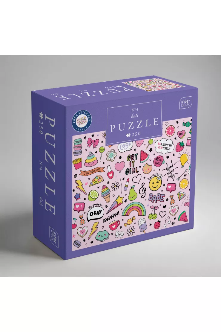 Puzzle 250 el. Kids Icons