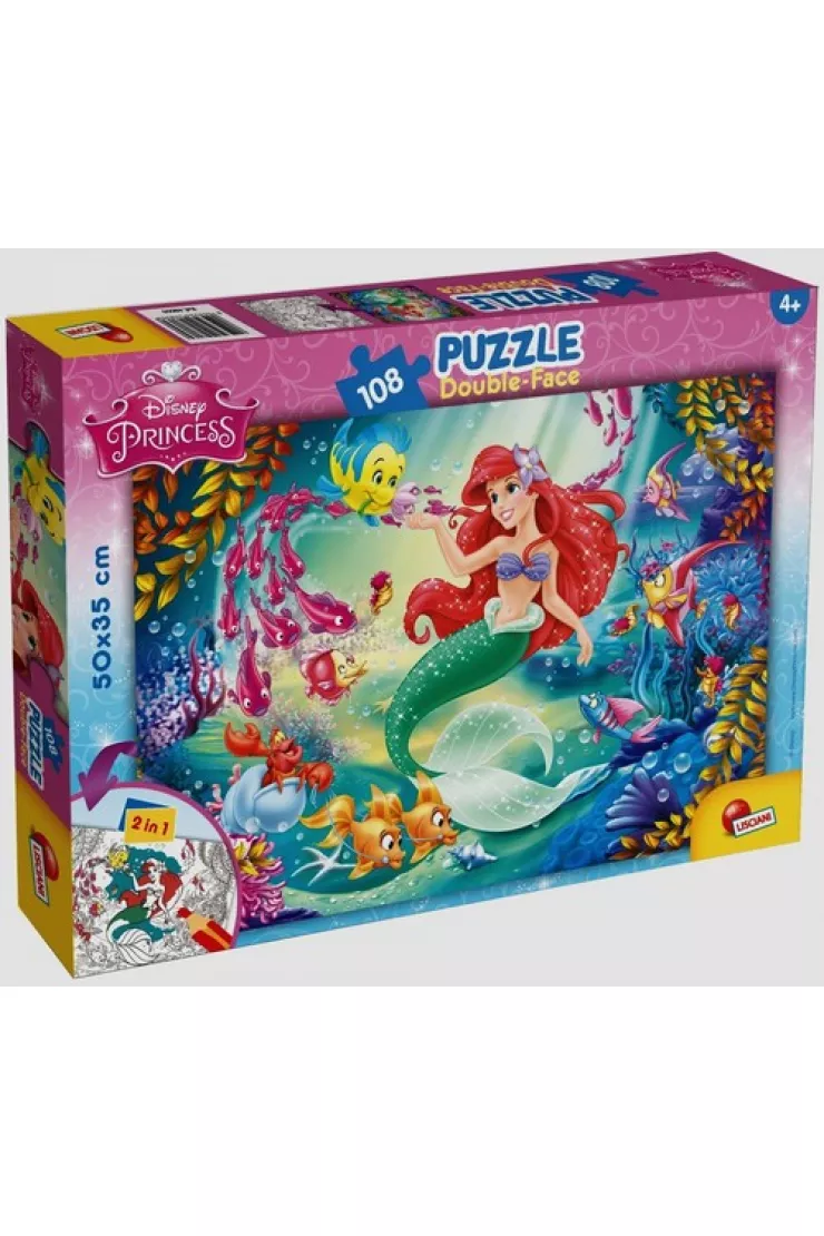 Puzzle dwustronne 108 el. Księżniczki
