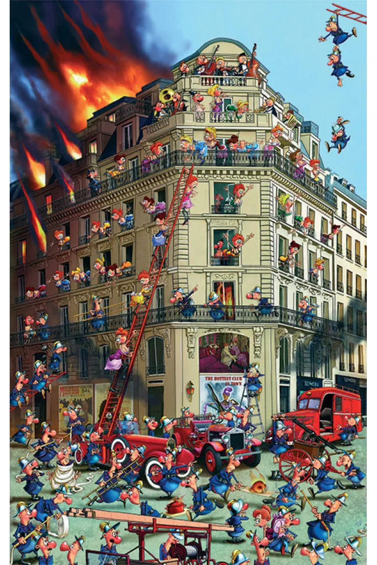 Puzzle 1000 el. Straż pożarna