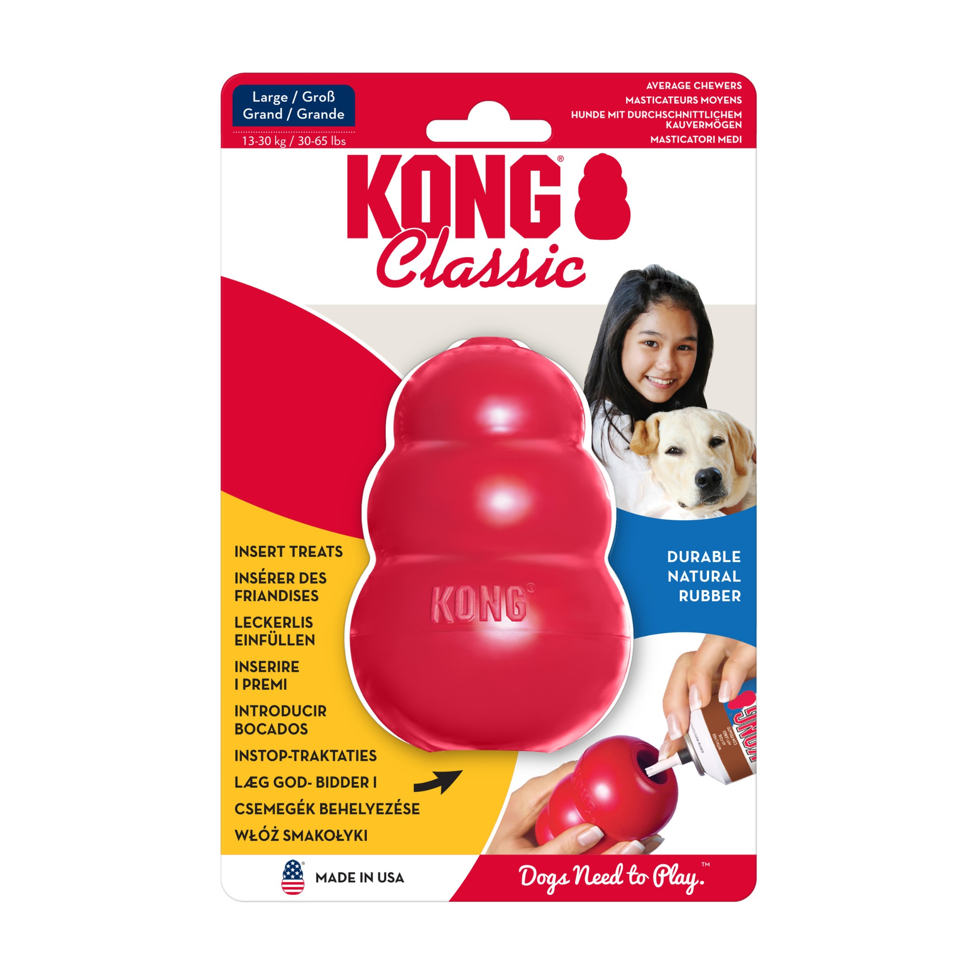 KONG Classic - L, 10 cm