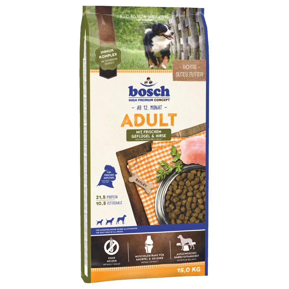 bosch Adult Poultry & Millet, drób i proso - 15 kg