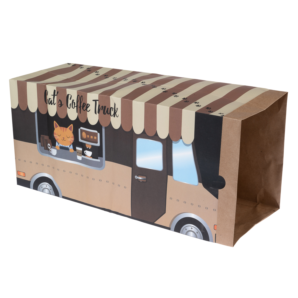 TIAKI Papierowy tunel Coffee Truck - Dł. x szer. x wys.: 60 x 22 x 27 cm miniaturka