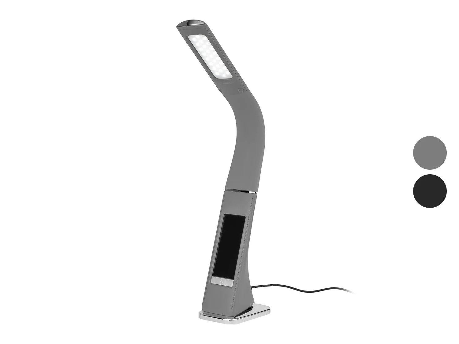 LIVARNO home Lampa stołowa LED z zegarem
