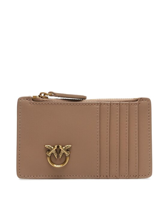 PINKO Etui na karty kredytowe Airone Cardholder AI 23-24 100251 A0F1 Brązowy