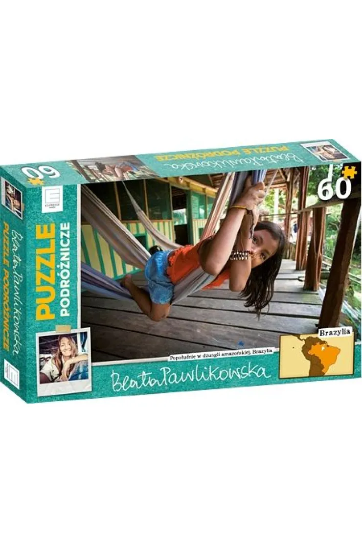 Puzzle 60 el. Brazylia. Beata Pawlikowska miniaturka