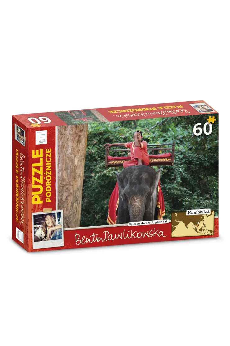 Puzzle 60 el. Kambodża. Beata Pawlikowska