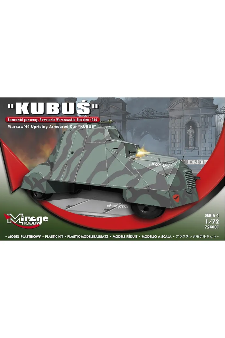 Kubuś Samochód Pancerny Powstanie Warszawskie 1944