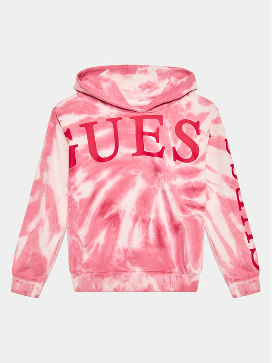 Guess Bluza J3YQ01 KA6R3 Różowy Loose Fit
