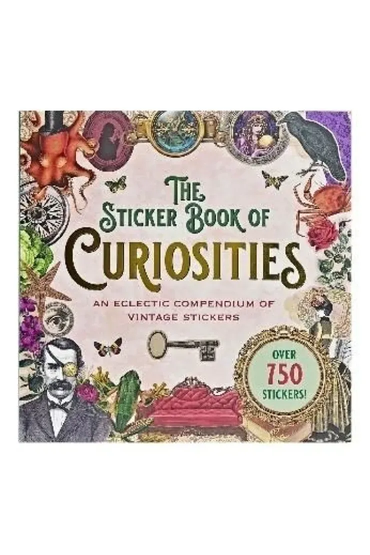 Książka z naklejkami 750 szt - Curiosities