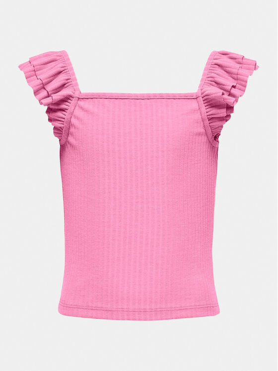 Kids ONLY Top Nella 15317829 Różowy Slim Fit
