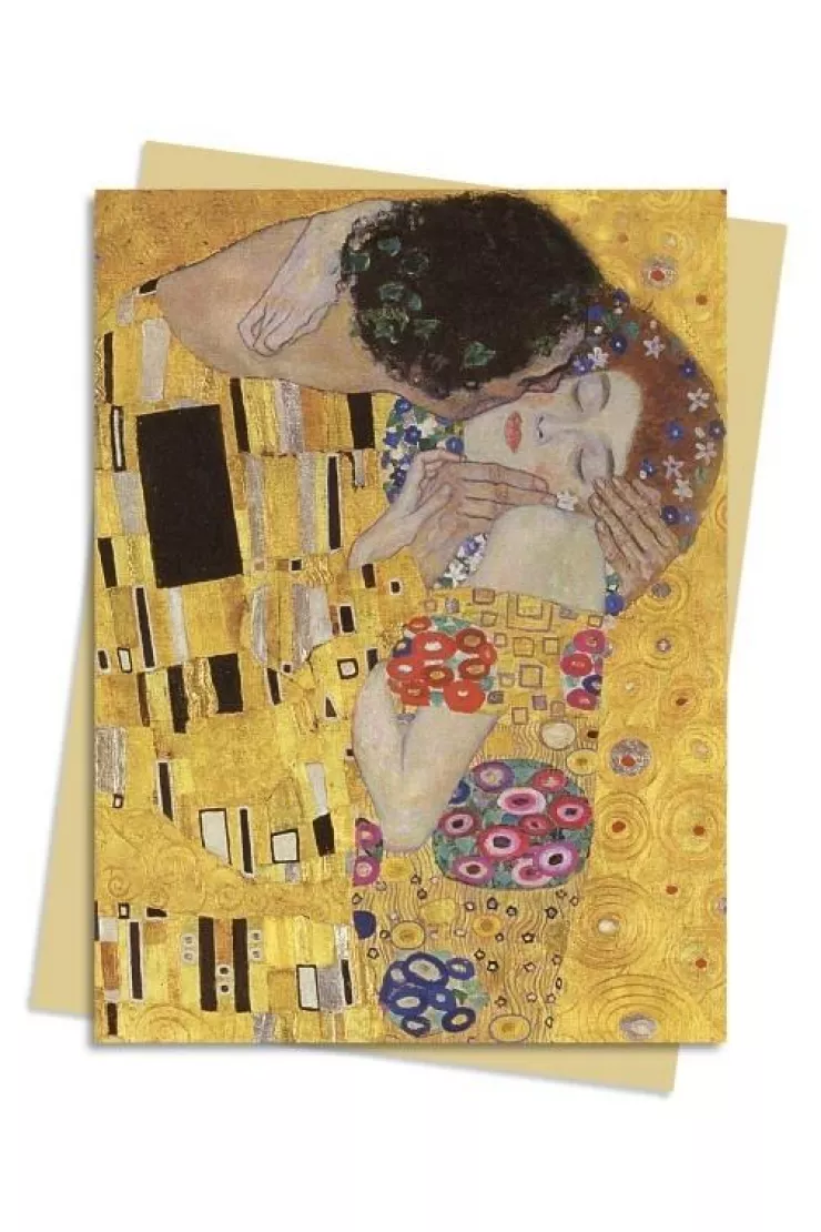 Karnet B6 Pocałunek Gustav Klimt