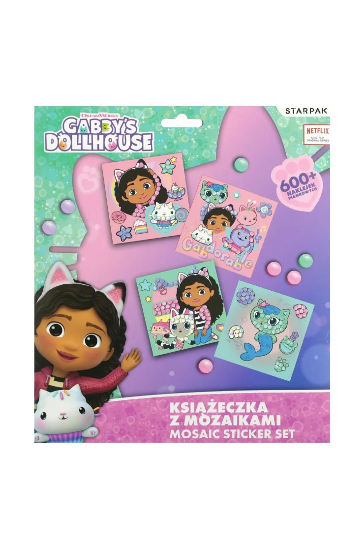 Zestaw kreatywny Książeczka z mozaikami Gabbys STARPAK 549164