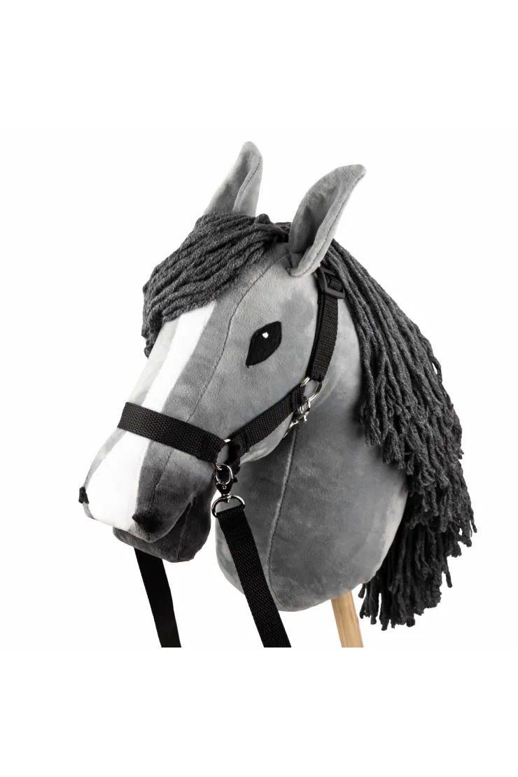 Hobby Horse Skippi. Koń na kiju szary