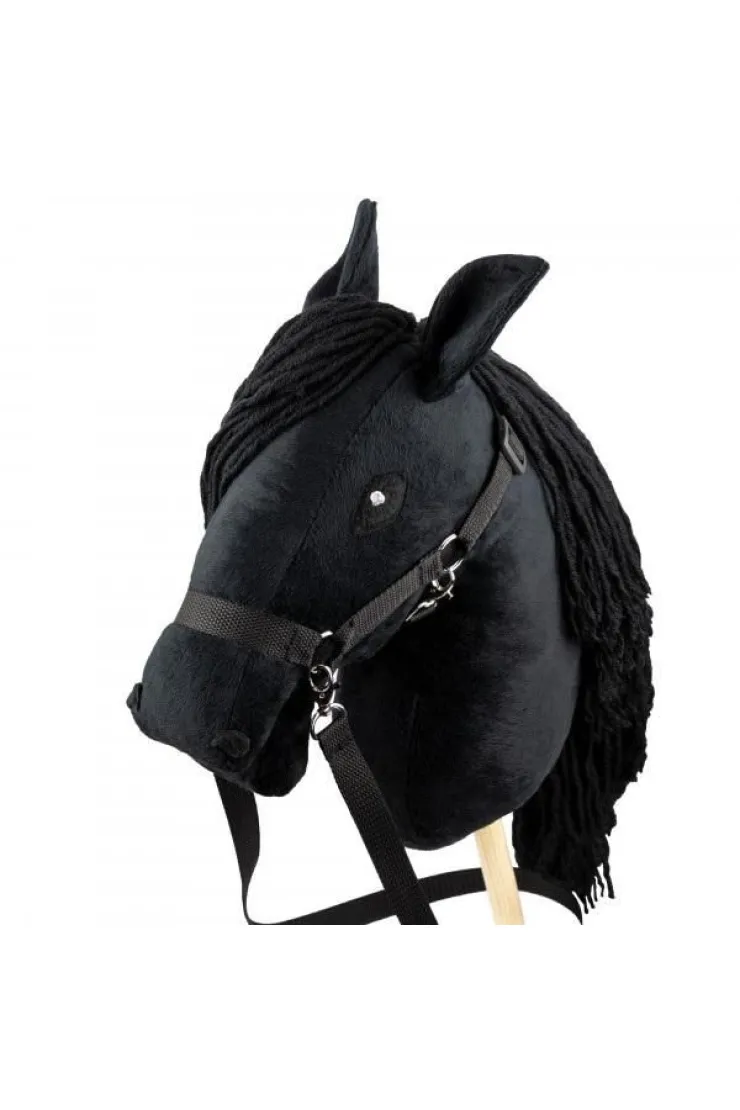 Hobby Horse Skippi. Koń na kiju czarny