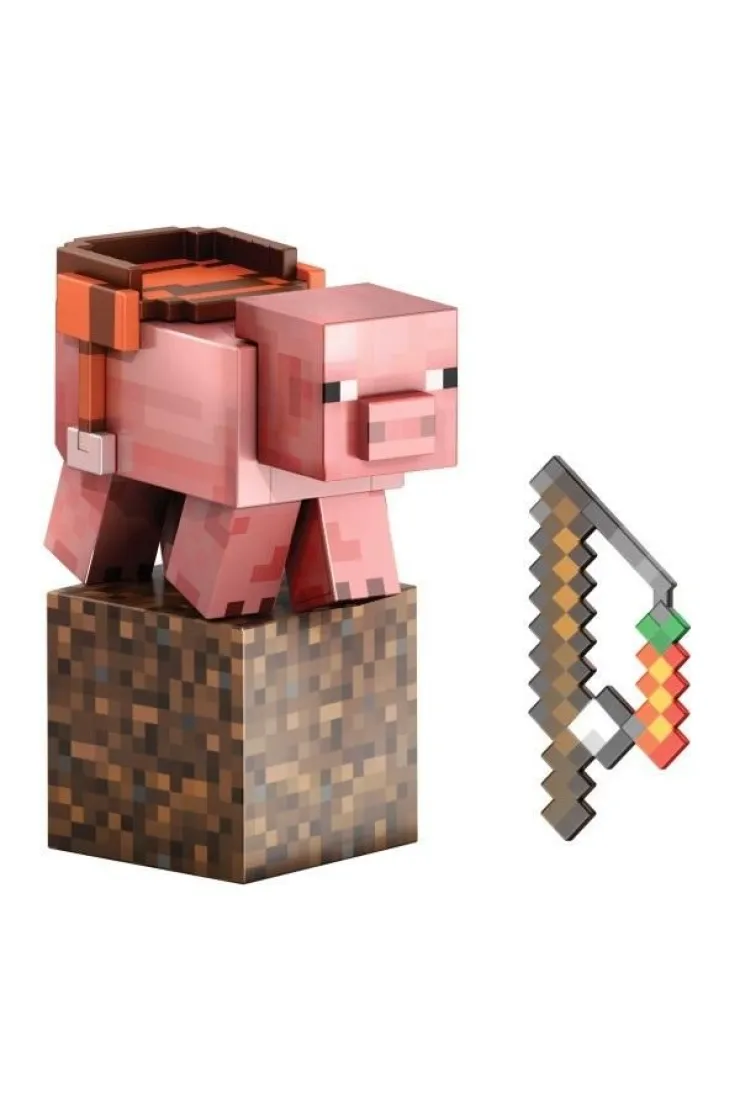 Minecraft. Diamentowy Poziom Świnia Figurka