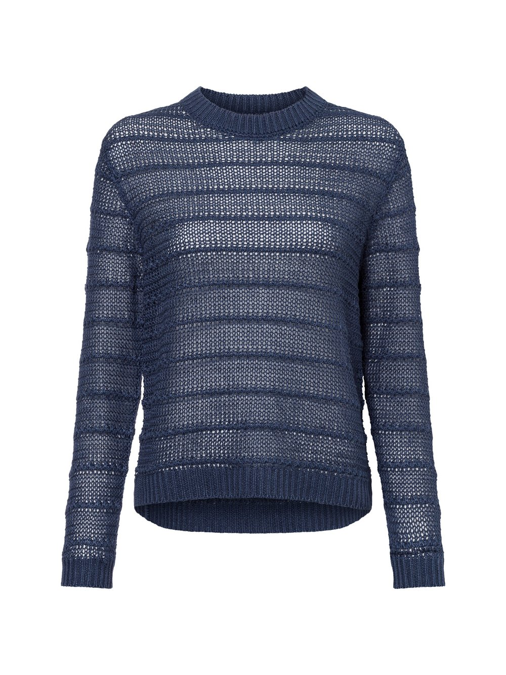 Franco Callegari Damski sweter z dzianiny lnianej Kobiety len niebieski, XL